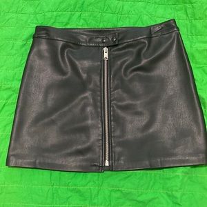 Perfect condition all saints faux leather skirt